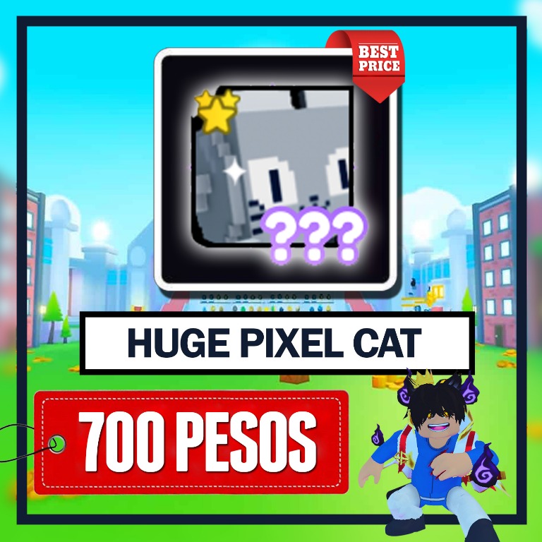 Pet Simulator X Huge Pixel Cat HPX, Video Gaming, Gaming Accessories
