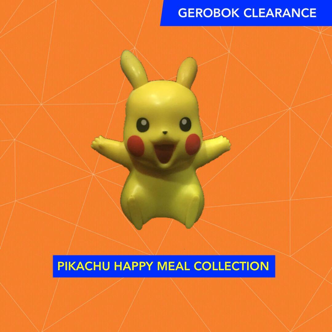 Pikachu Happy Meal Collection, Hobbies & Toys, Collectibles