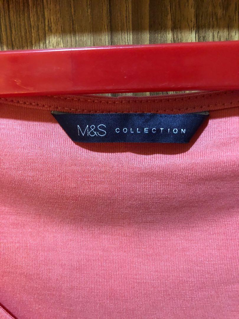 Pink Blouse Marks \u0026 Spencer, Fesyen 