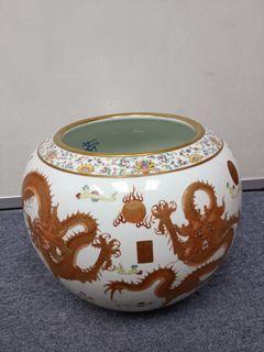 Porcelain Dragon Vase 30cmx38cm