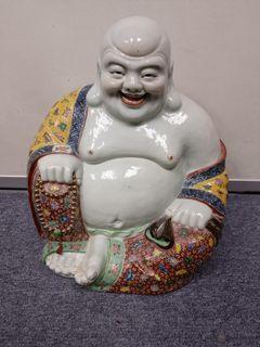Porcelain Laughing Buddha 46x40x23cm