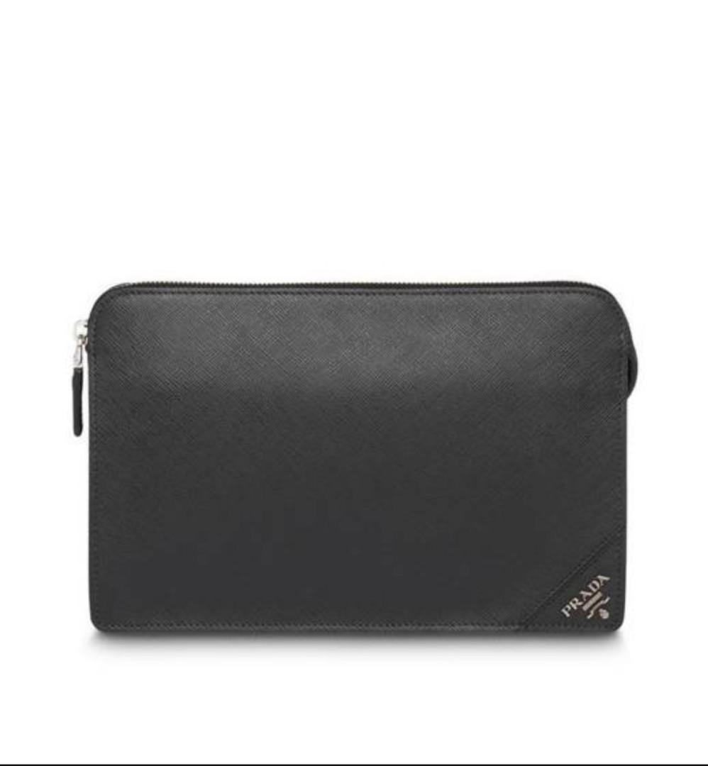 Prada Laptop Bag Handbag , Luxury, Bags & Wallets on Carousell