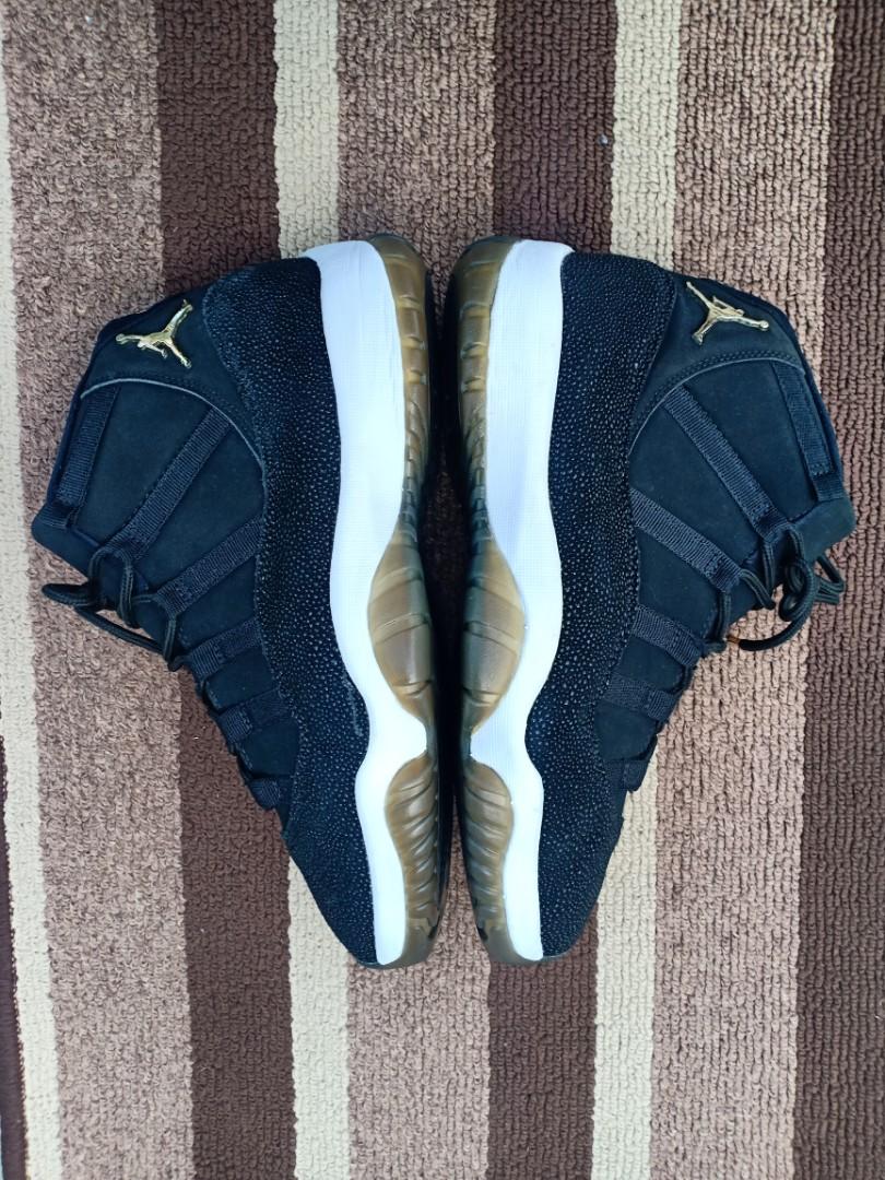 Jordan 11 Retro Heiress Black Stingray GS US 9.5 for Men s 11