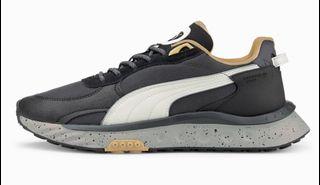 Puma Wild Rider Trainers (Black Ebony) (Size EUR 42 US 9)