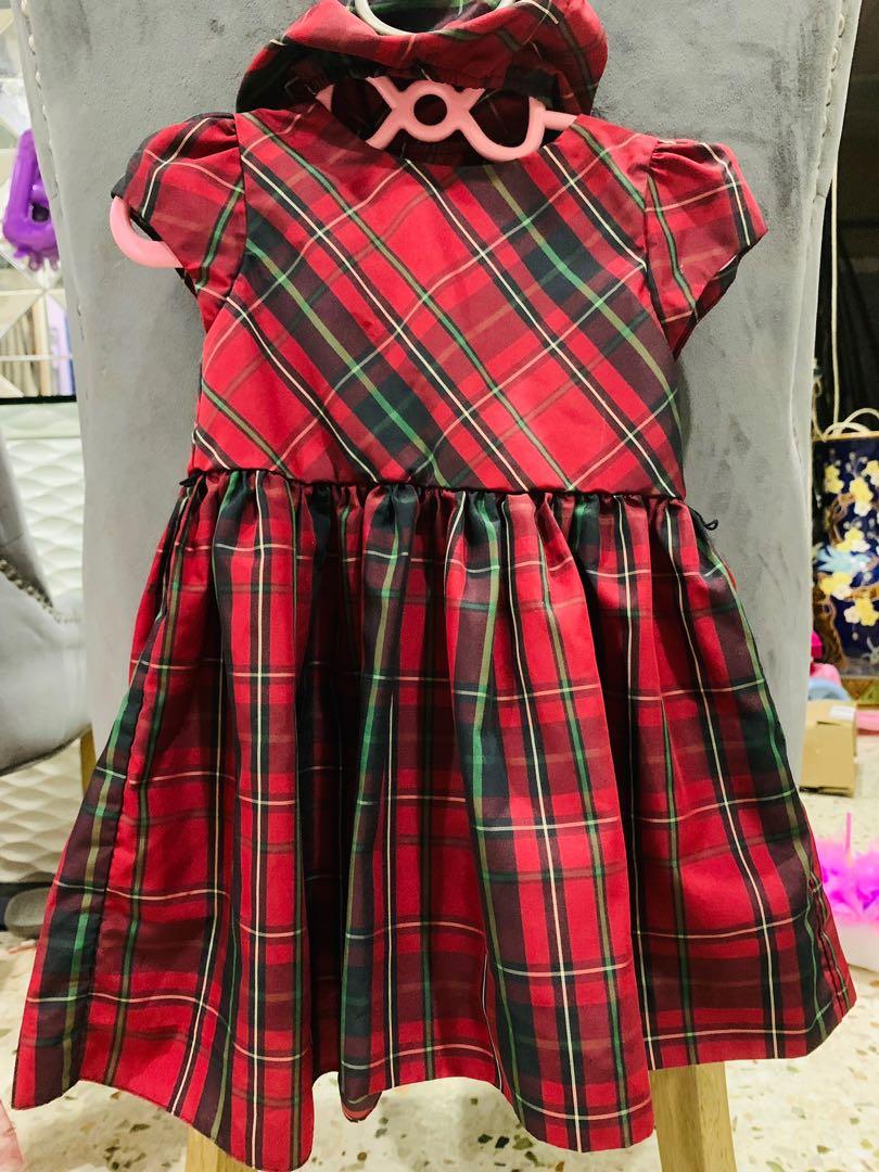 Ralph lauren plaid taffeta cheap dress