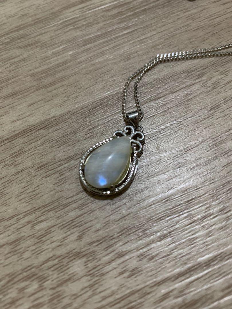 Genuine best sale moonstone necklace