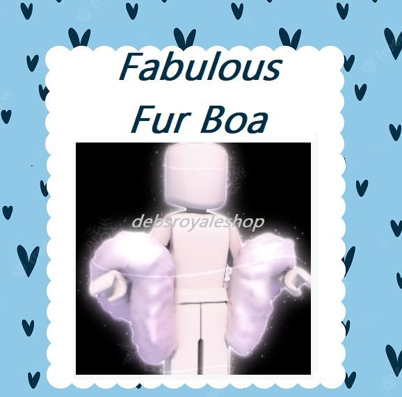 Fabulous Fur Boa, Royale High (RH) Trade