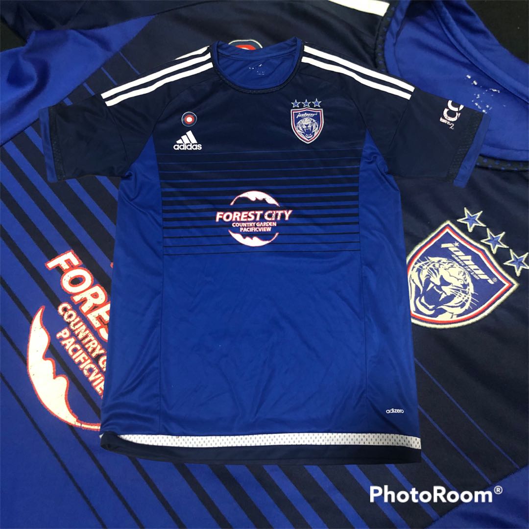 Saiz XL Jersi JDT Home 2016 Adidas Adizero Johor Darul Takzim Jersey Men s Fashion Activewear on Carousell