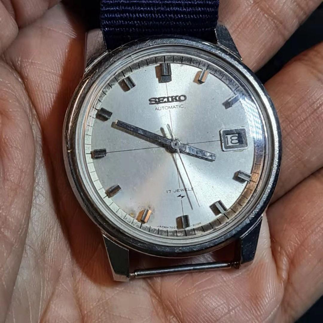 Seiko 7005 Automatic watch, Men's Fashion, Watches & Accessories, Watches  on Carousell
