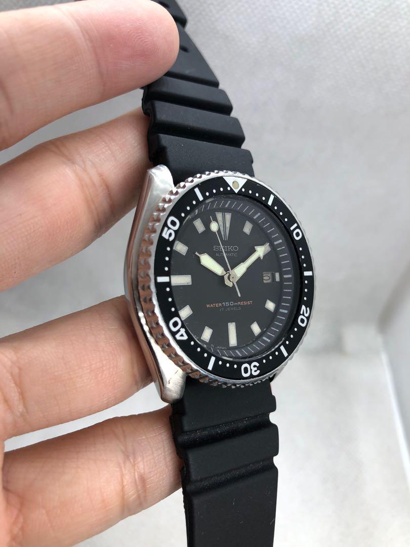 Seiko Diver Vintage 1992 Black 41mm Automatic Watch, Luxury, Watches on  Carousell