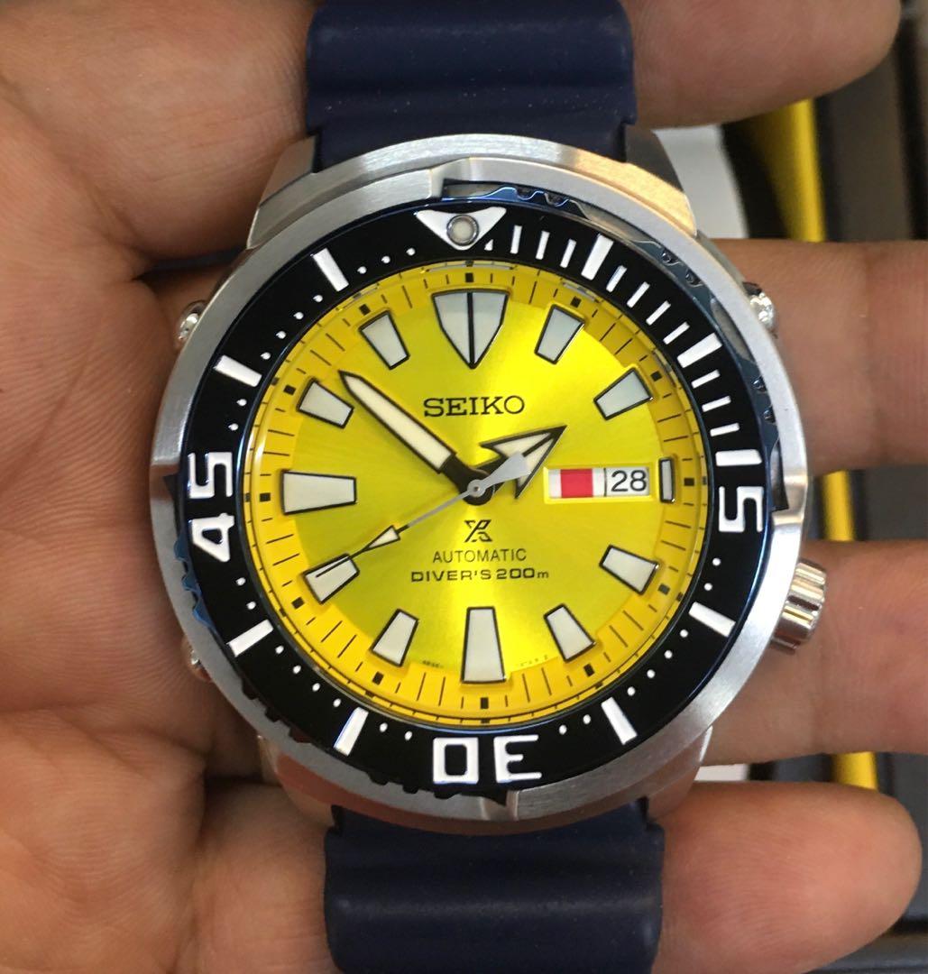 Seiko yellow sales butterfly fish
