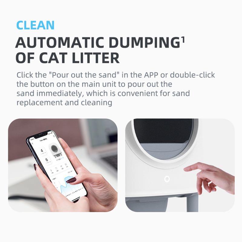 【SG LOCAL STOCK】PETREE Automatic Cat Litter Box Gen 2 WIFI Model, Pet Supplies, Homes & Other