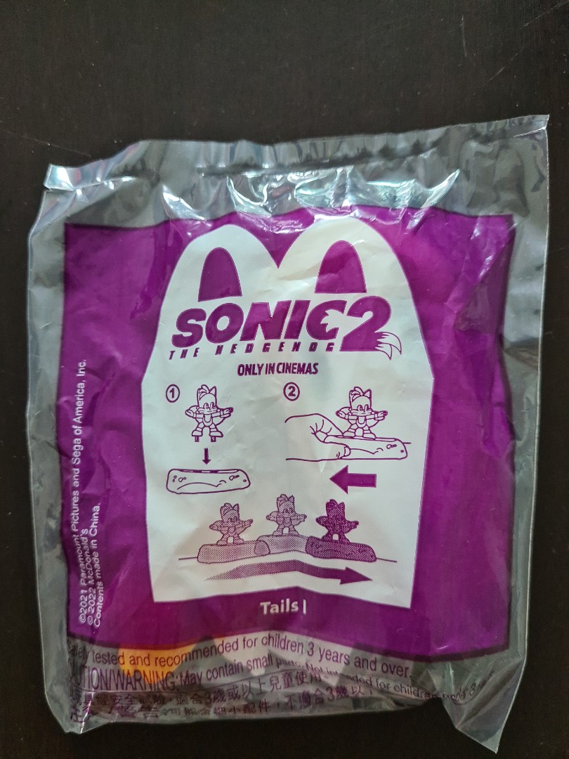 Sonic the Hedgehog 2 Happy Meal Toy, Hobbies & Toys, Toys & Games on