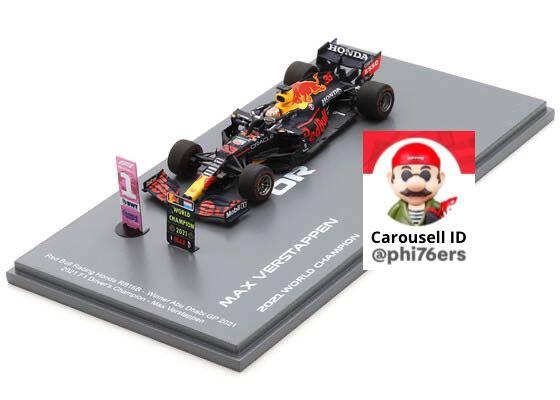 Spark 1:43 Max Verstappen RB16B Red Bull Racing Abu Dhabi 2021 