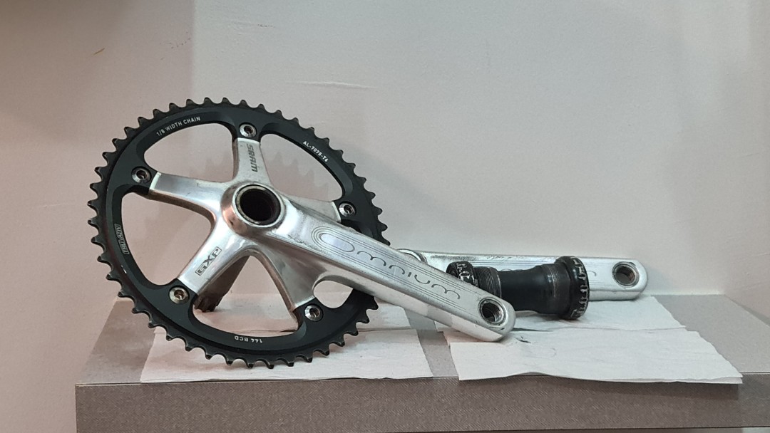 Silver hotsell omnium crankset