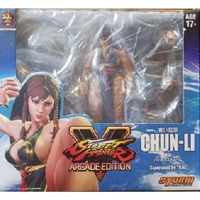 Storm Collectibles Chun Li Battle Costume Street Fighter V Action Figure Black Suit Version