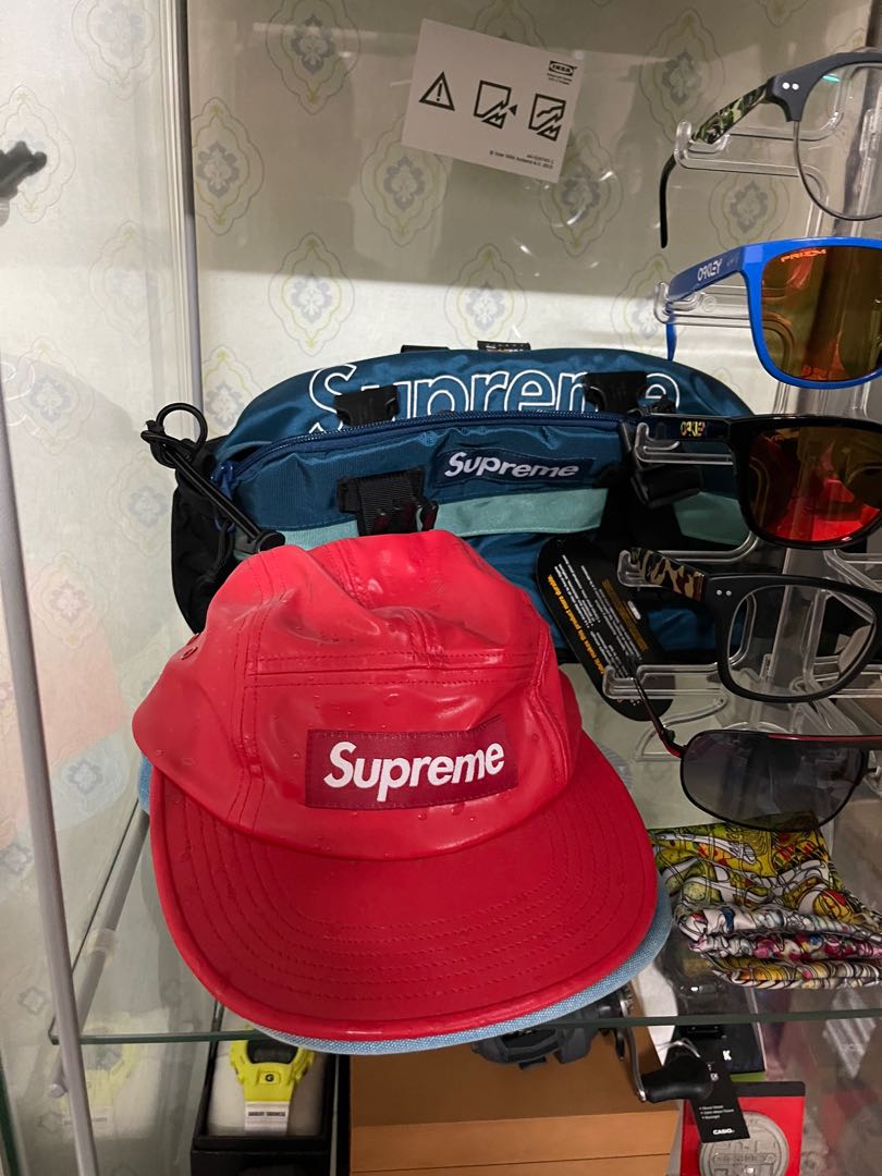 Supreme Splatter Camp Cap Men s Fashion Watches Accessories Cap Hats on Carousell