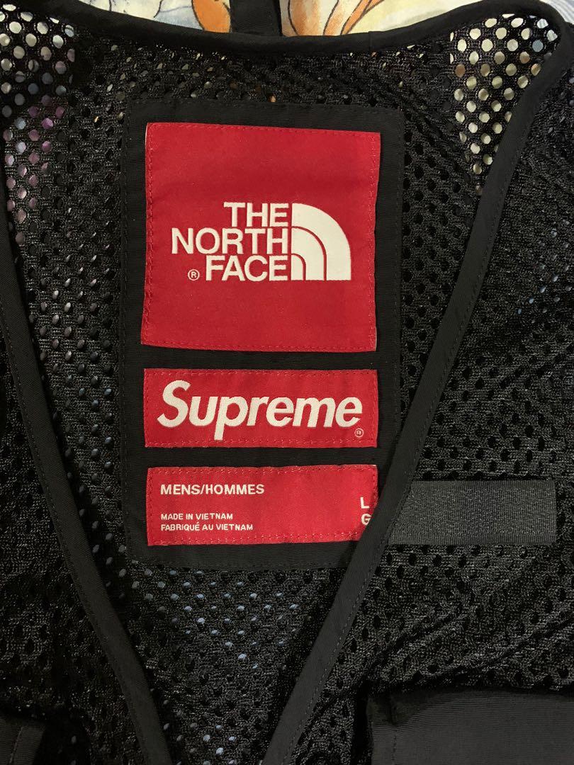 SUPREME THE NORTH FACE CARGO VEST (BLACK), 男裝, 上身及套裝, 背心