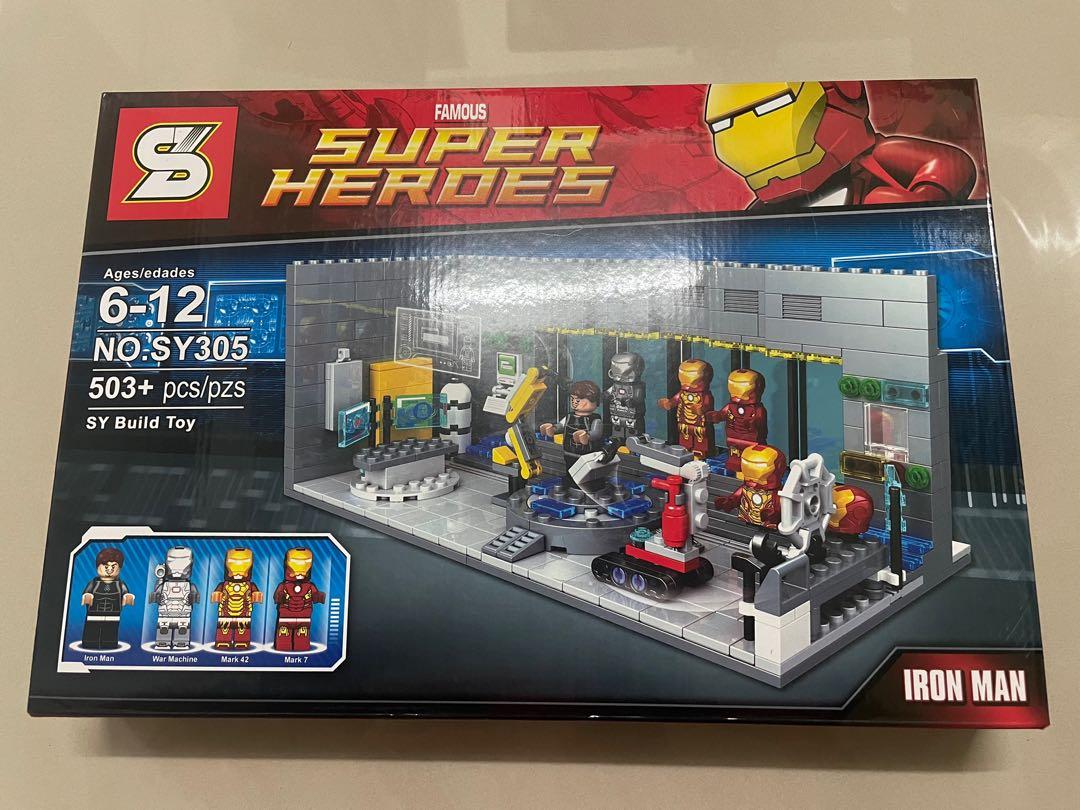 Heroes assemble lego iron hot sale man
