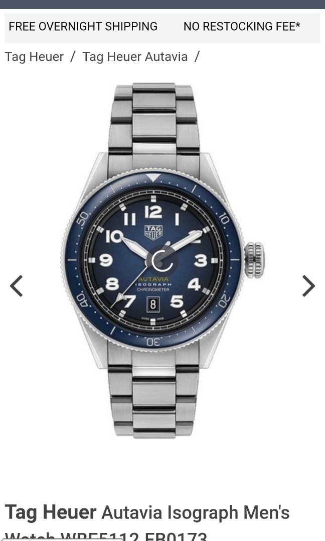 Tag Heuer Autavia Isograph Men s Watch WBE5112.EB0173 2 Luxury