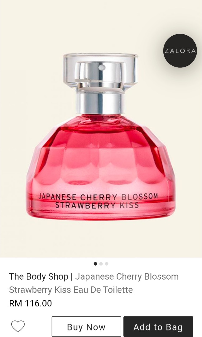 Body shop japanese cherry blossom strawberry kiss discount perfume