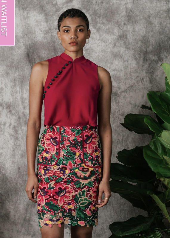 The Missing Piece Jess lace cheongsam