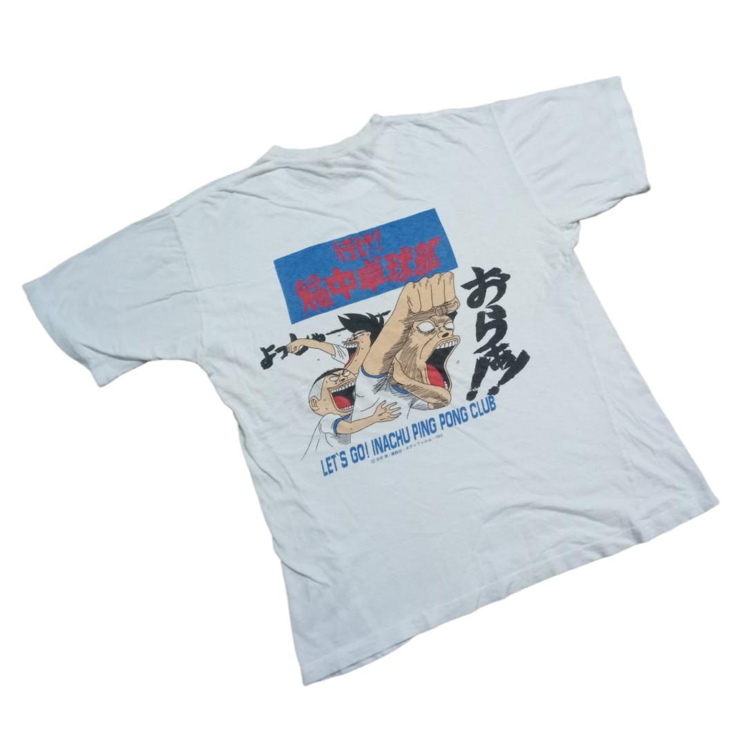 THE PING-PONG CLUB anime t-shirt, Men's Fashion, Tops & Sets, Tshirts &  Polo Shirts on Carousell