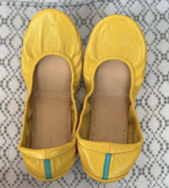 Tieks Classic Matte in Mustard Yellow