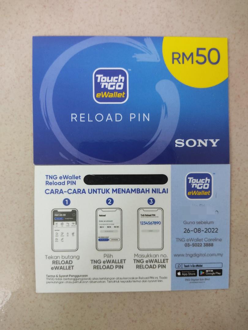 Tng ewallet free reload pin