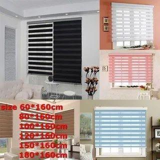 Venetians Duo Roller Blinds 60 / 80 / 100 / 120 /150 /180 Cm Window Sun Light protection