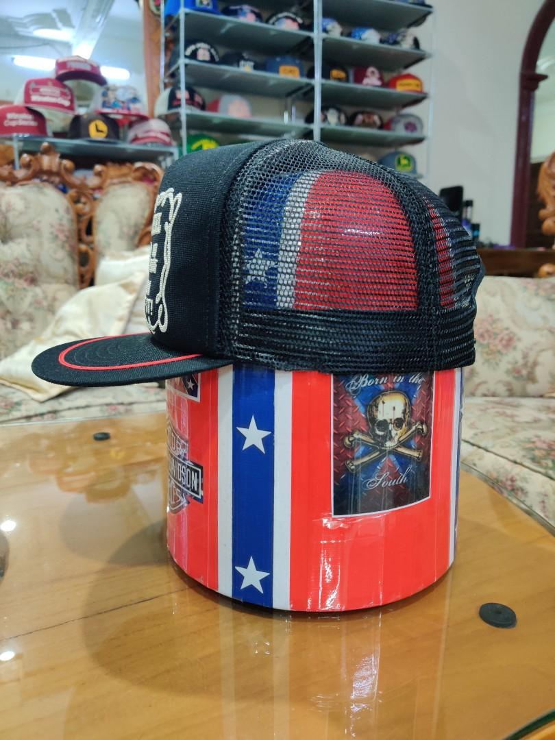 Vintage Trucker Hat / Cap (Deadstock), REBEL (Made in USA, Body K)