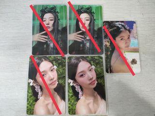 WTS/WTT red velvet feel my rhythm album reve version photocard Irene seulgi wendy joy yeri
