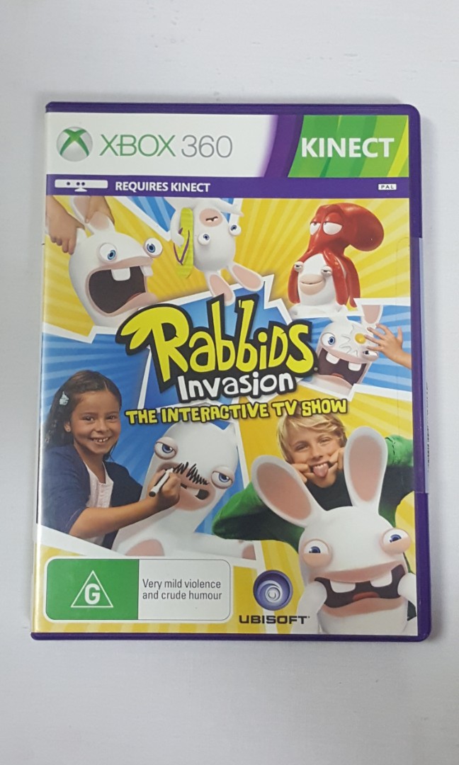 Rabbids Invasion - Xbox 360 Kinect - Mídia Física, Jogo de Videogame Xbox  360 Usado 92498048