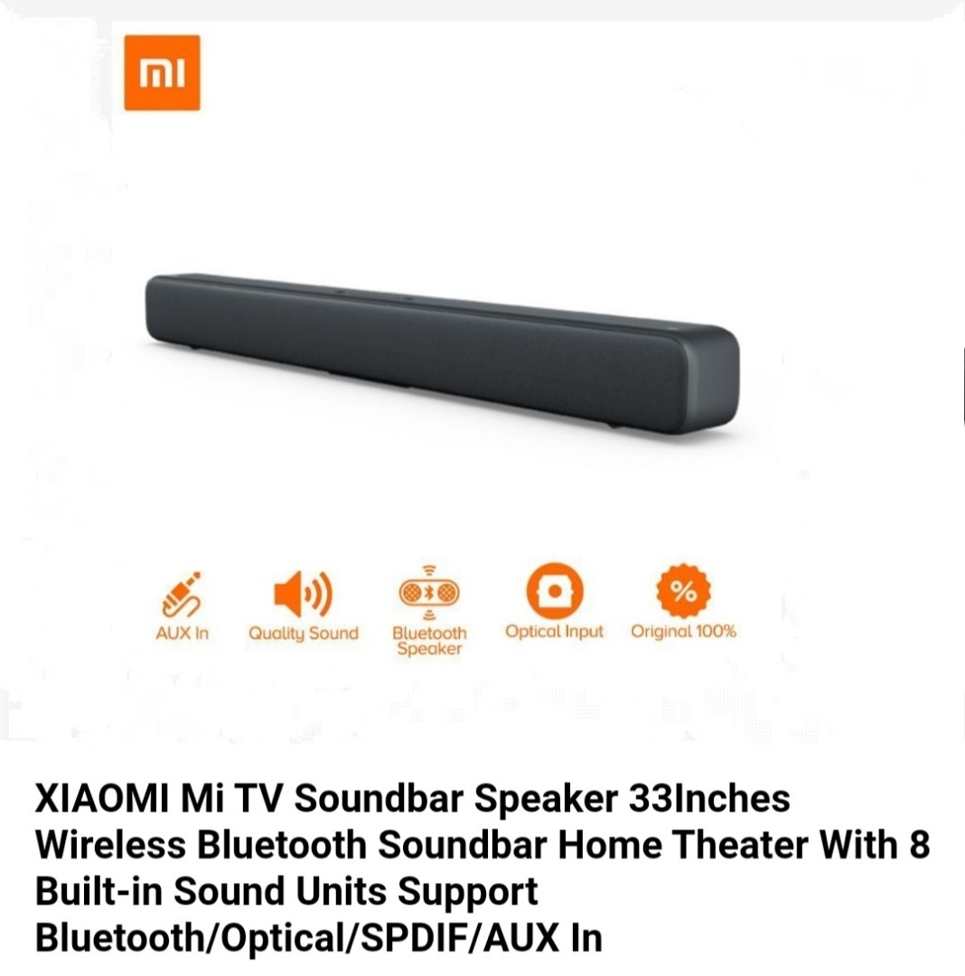 XIAOMI MI TV Soundbar Speaker 33Inches Wireless Bluetooth Soundbar