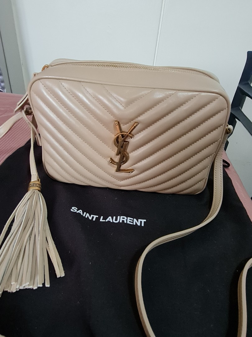 Saint Laurent YSL Lou Camera Bag in smooth leather, Luxury, Bags & Wallets  on Carousell
