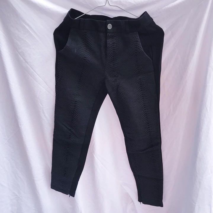 Zara textured trousers, Fesyen Wanita 