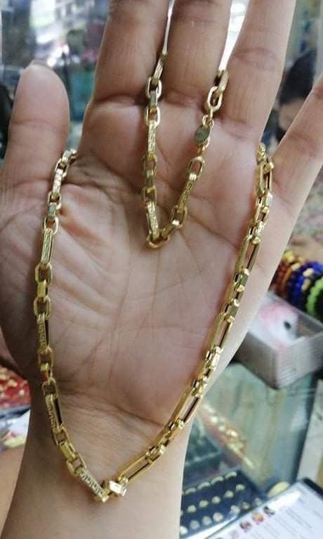 18 karat Saudi gold 20 Fendi Chain Women s Fashion Jewelry