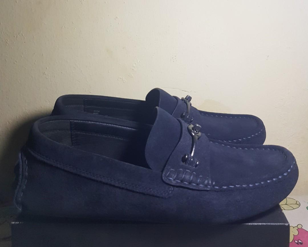 blue coach loafers