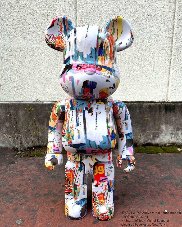 🔥全新現貨🔥Bearbrick Andy Warhol × JEAN-MICHEL BASQUIAT #4 1000