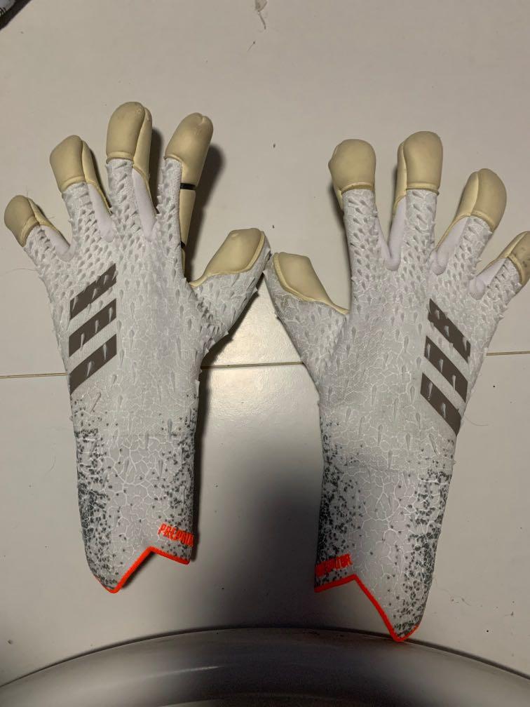 Adidas predator freak gloves whitespark, Men's Fashion, Watches u0026  Accessories, Gloves on Carousell