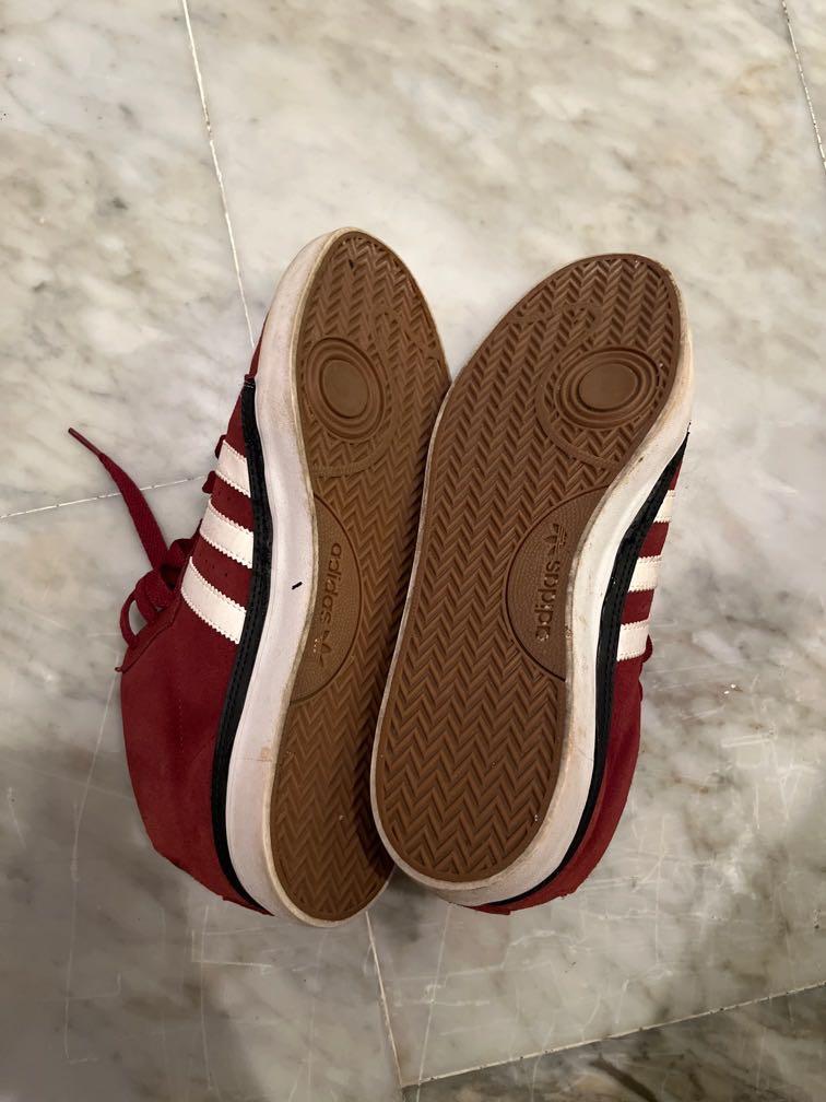 Adidas Skater Shoes Maroon US 9.5 Men s Fashion Footwear