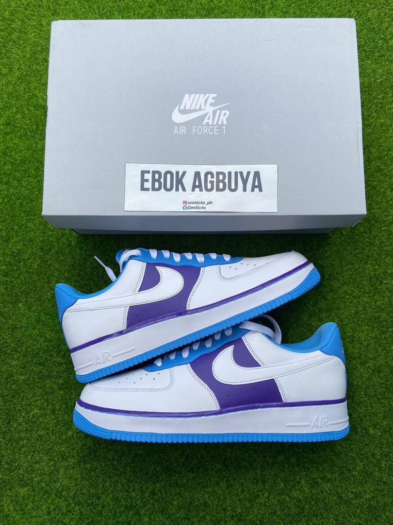 Af1 Lakers, Men's Fashion, Footwear, Sneakers on Carousell