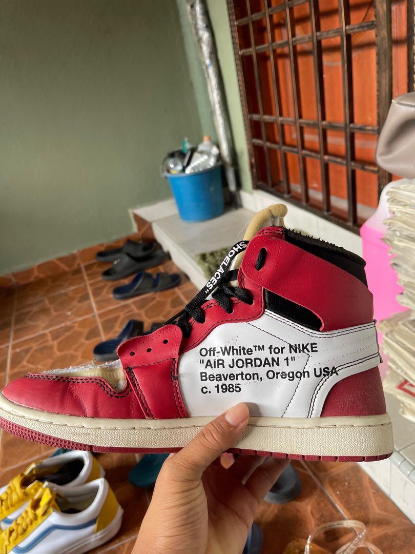 Air jordan 1 Chicago OFf White Men s Fashion Footwear Sneakers