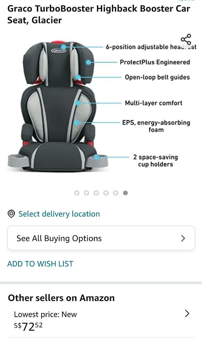 Graco booster car seat, Babies  Kids, Going Out, Car Seats on Carousell