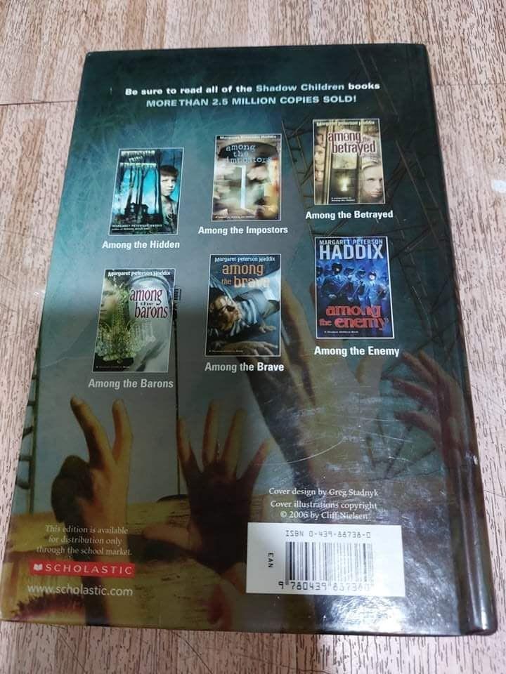 AMONG THE FREE (SERIES: SHADOW CHILDREN) (Category: Storybooks) located in Antipolo. Submitted by kdens21 (Listing ID 1152677032, Image 2). Description: AMONG THE FREE (SHADOW CHILDREN SERIES) - Hardbound - Condition: Good, has dust marks, slight indention marks due to storage (pls see photos) - RFS: Decluttering - Recommended for: Teens/Pre-teens/YA (better if previous books were read, but can also be understood on its own) Shipping c/o buyer La