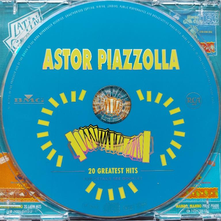 Astor PiAZZOLLA - 20 Greatest HiTS 精選CD (96年made in tHe EC)
