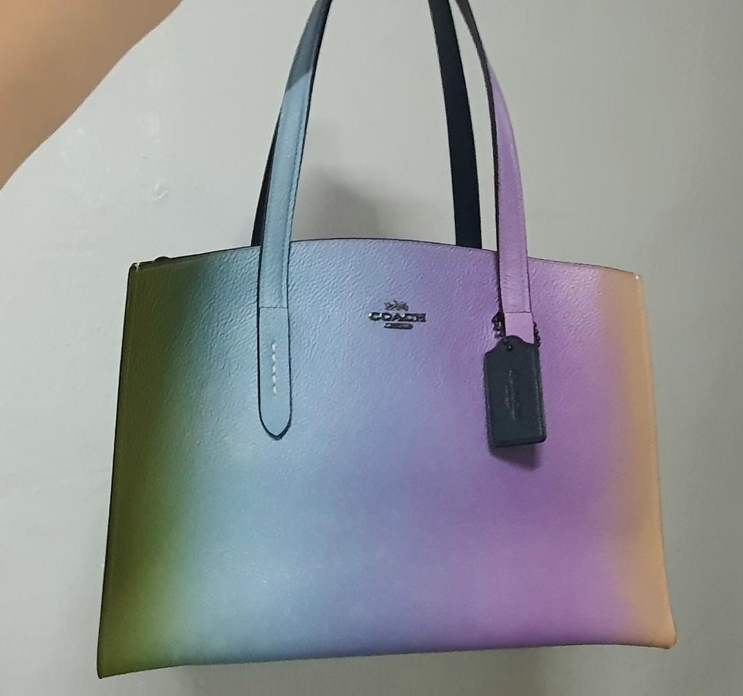Blue ombre sales coach purse
