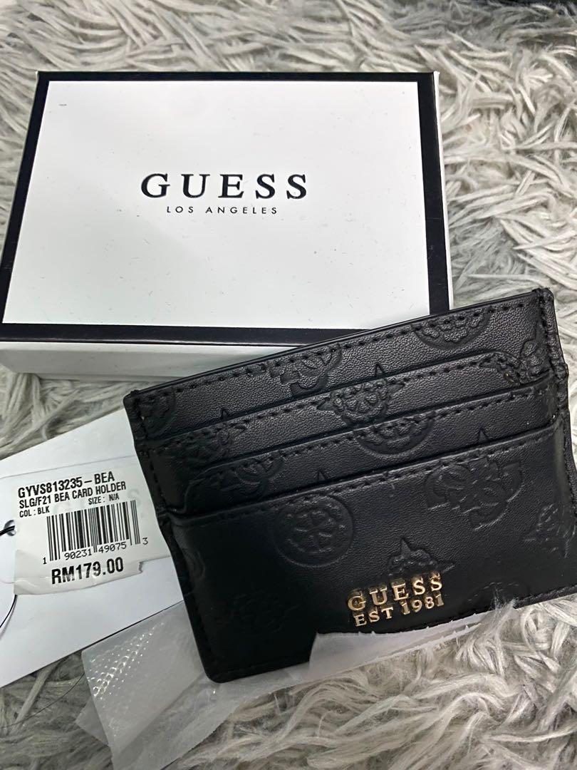 Authentic Guess Card Holder, Luxury, Bags & Wallets on Carousell