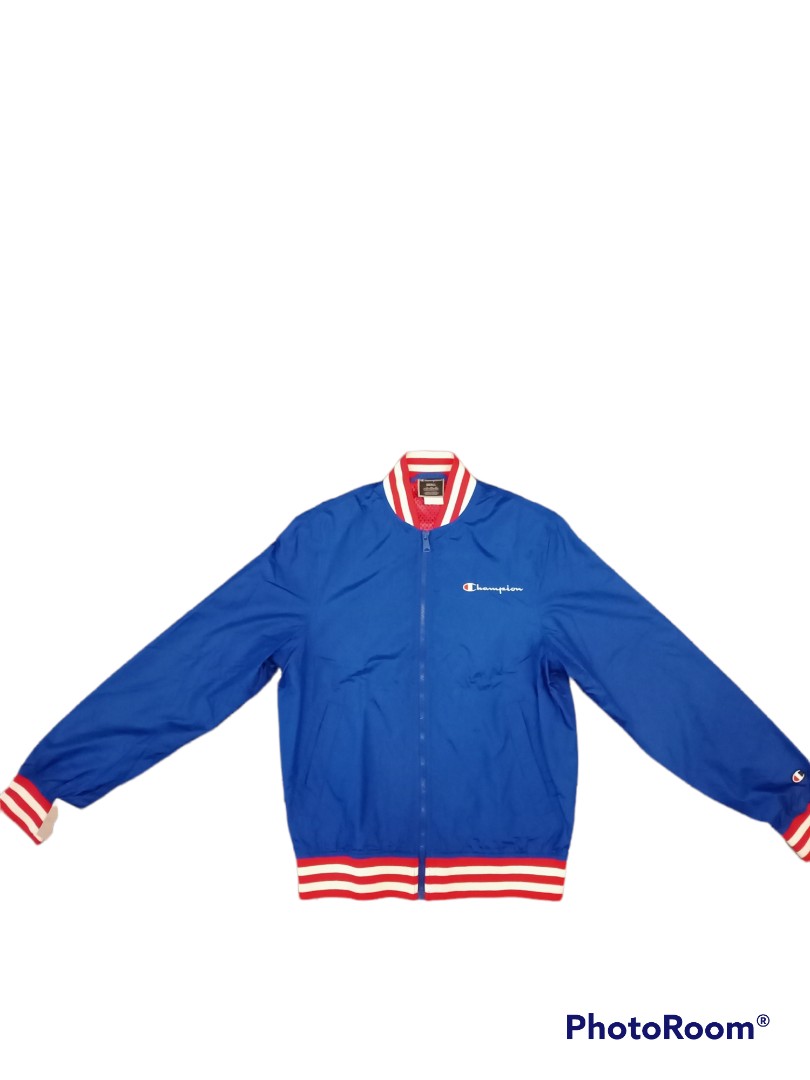 Champion life men's satin baseball jacket top