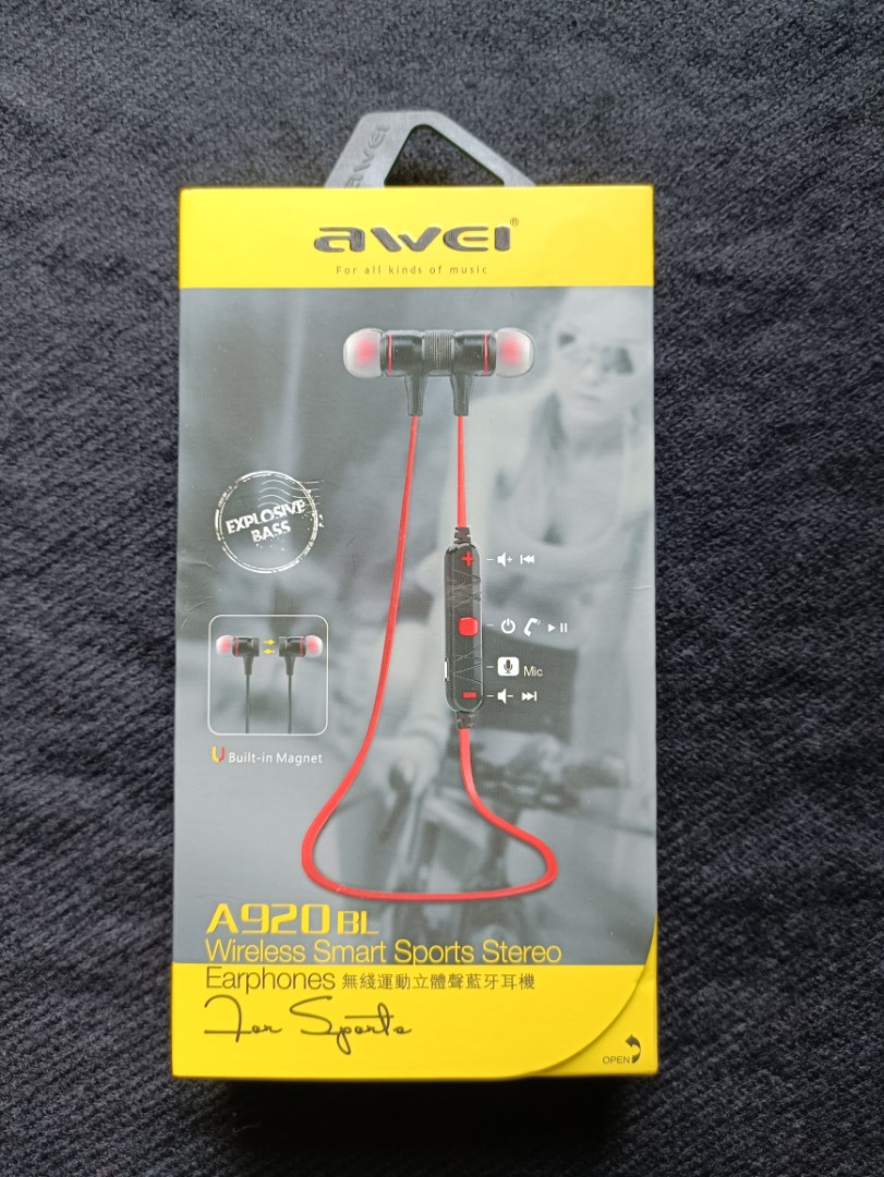 Awei 920BL Wireless Smart Sports Stereo Sealed